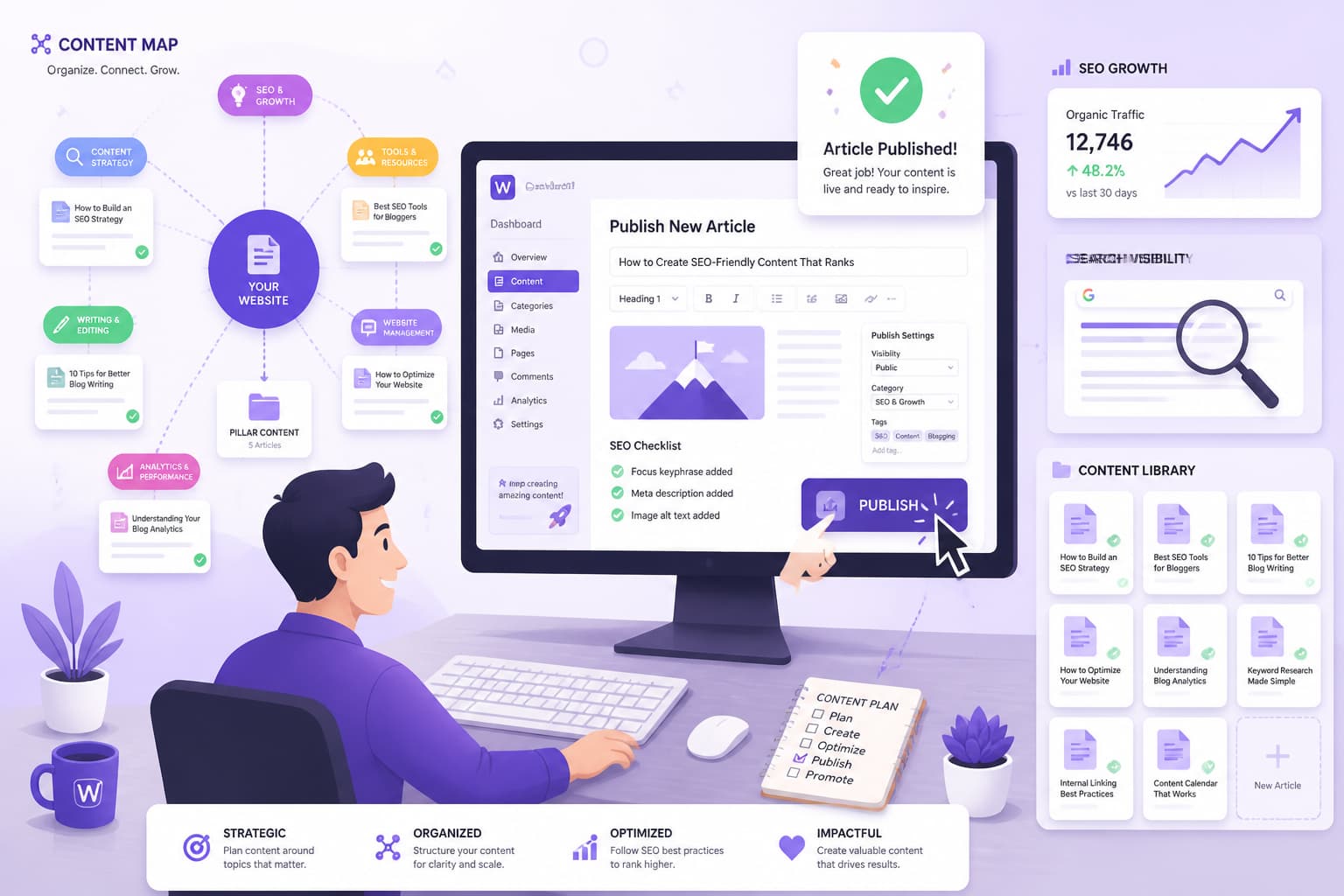 How To Create And Manage A Content Driven Website with Inkpilots ?